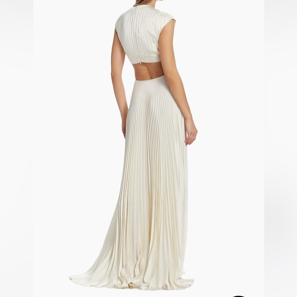 A.L.C. Alejandra Pleated Cut-Out Gown Size 6 NWT - Picture 2 of 7